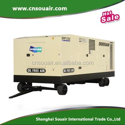 China Ingersoll-Nav Doosan NHP1500 Oil-Free Oil Free Portable Screw Compressor42.5M3/Min 10bar Hot Sales for sale