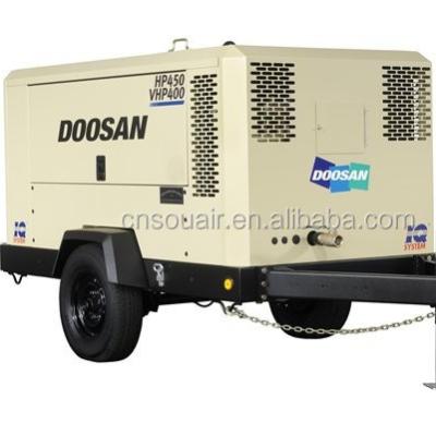 China Doosan Lubricated Ingersollrand HP450/VHP400Air Compressor450CFM-400CFM 10-14bar Pressure WCU Diesel Engine USA Origin for sale