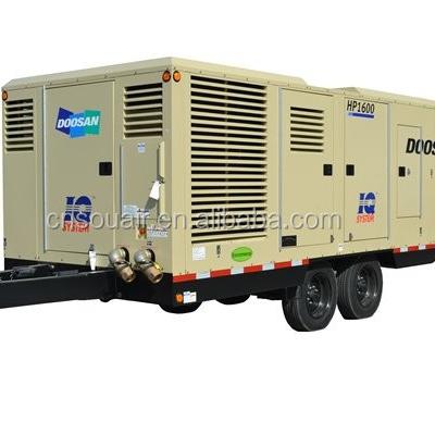 China Doosan Ingersollrand HP915 XP1000 HP1600 Lubricated Air Compressor915CFM-1000-1600CFM Originally Pressure WCU Diesel Engine USA Origin for sale