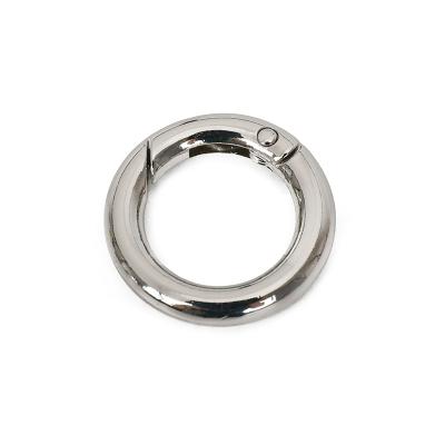 China Reusable Handbag Rings Hardware Round Ring Purse Strap Loop Clasp Hook Buckle à venda