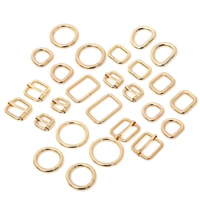 China ODM de múltiplos propósitos dourado do hardware D Ring Fadeless Stainless Steel dos anéis da bolsa à venda