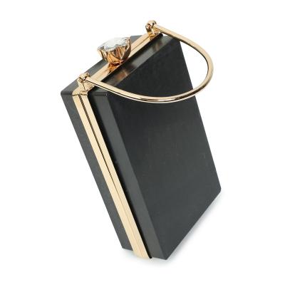 China ODM OEM Clamshell Clutch Frames Box Wearproof Rose Gold For Luggage Wallet for sale