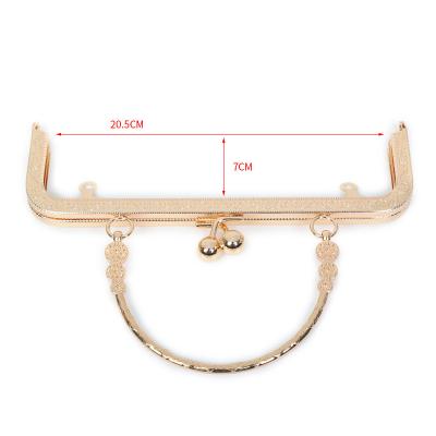 China 20.5*7cm Clutch Frame Hardware kiss lock clasp Lightweight for sale