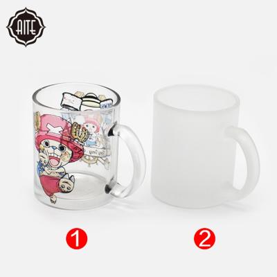 China Viable Factory Wholesale Custom Travel Beer Glass Mugs Sublimation Coffee Mugs Frosted Blanks for sale