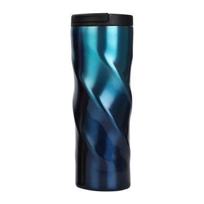 China CREATIVE Unique Shape Stainless Steel Double Wall Vacuum Insulated Mugs Tumblers Coffee Travel Car Mug for sale