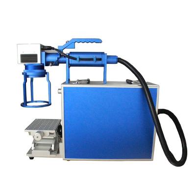 China Unbiased Fiber Laser Marking Machines For Silicone Glass Bottle To Print Metal for sale