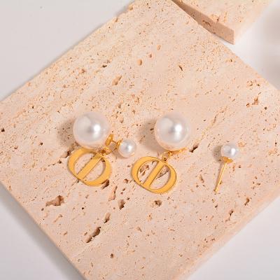 China Beautiful Modern Romantic Trendy Jewelry Earring Designs For Women Sea Pearl Boho Etnic Goddess Earrings for sale