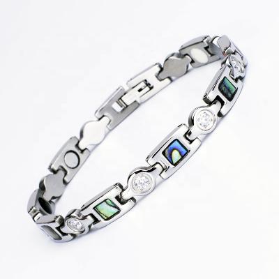 China Titanilum Japan Magnetic Health Bracelet Modalen Germanium Titanium Health Benefit Ion Balance Bracelet for sale