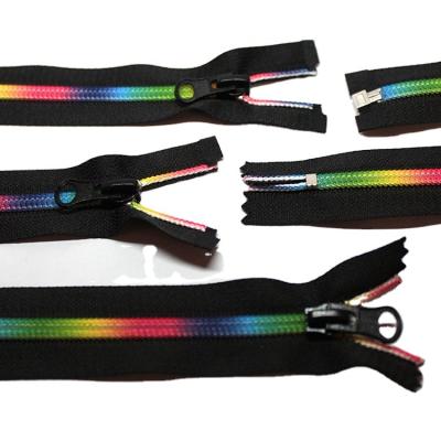 China Other Customized High Quality Customized Close End Open End Nylon Zipper Colored Polyester Tape Close Two Way Nylon Zipper for sale