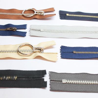 China Other factory direct sales high quality metal copper zipper for handbags or pants for sale