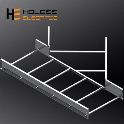 China Stainless Steel Shelf Q235/201/304/304L/316 304 600mm Width Outdoor Cheapest Price Straight Cable Punch Ladder for sale