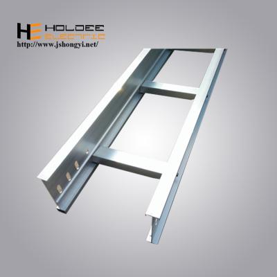 China Aluminum Alloy High Corrosion Resistance Easy Installation Heavy Duty Aluminum Ladder Cable Tray / Heavy Duty Slotted Type Cable Tray for sale