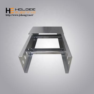 China Hongyi Steel Easy Installation 200*60*1.2*2000 Galvanized Type Electrical Ladder Cable Tray for sale