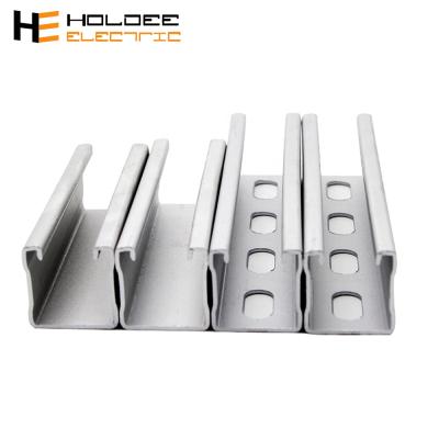 China Corrosion Resistance Low Price High Quality Hot Selling Hongyi Aluminum Alloy, Galvanized, HDG, Strut Channel c Coating Steel Channel Galvanized for sale