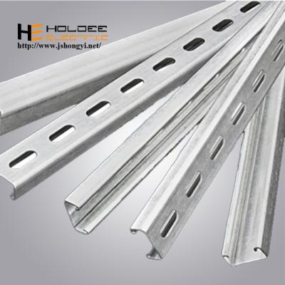 China Comp. elect. galvanized perforated 41x41mm C channel and c channel steel metal stud HY-SC for sale