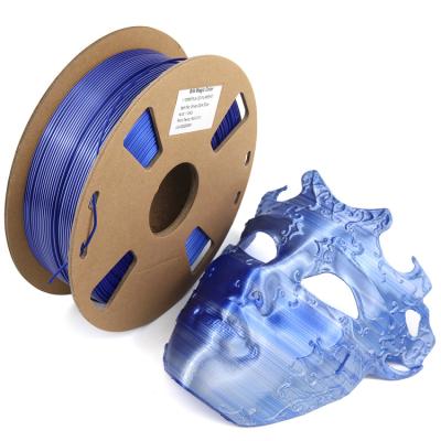 China PLA 3d Printer Filament 1.75mm 2 Colors in 1 Plastic 3D Rods Dual Color Filament Magic Dual Color Matte PLA 1KG for sale