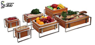 China Functional Buffet Food Display Stands For Seafood , Vegetables , Fruit for sale