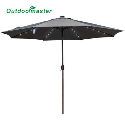 China Modern Paio Garden Used Patio Umbrellas With Led Light for sale