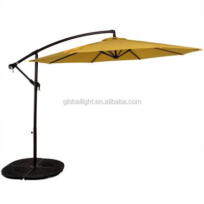 China 3M Banana Beach Umbrella Outdoor Furniture Steel Tube For Beach Patio Use for sale