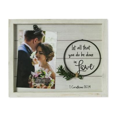 China Factory manufacture 8x10 picture frame table wall hanging and wedding voicing table top or wall hanging solid wood frame photo frame for sale