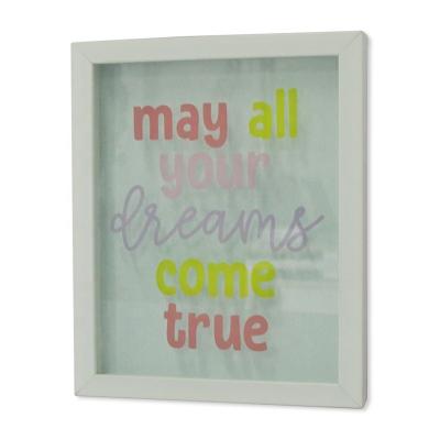 China Wholesale Customized Wall Hanging 8x10 Picture Frame Shade White Box Frames For Wall Art Photo Frames Kid Home Decor Memory Box for sale