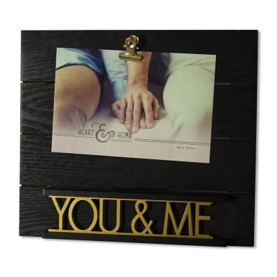 China Chang &Me Theme Tabletop Wall Hanging And Factory Customized Is Photo Picture Frame You Personalized Wood Plaque Board For Pallet Wood Table Signs for sale