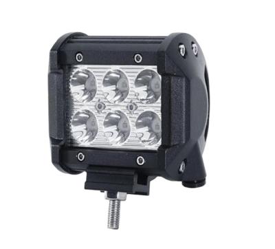 China Factory supply 18W led car led work light around 6led led headlight led work light auto offroad led work drive light universal for sale