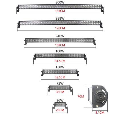 China Car accessories 18W, 36W, 54W, 72W, 90W, 126W, 144W180W, 198W, 234W led optical guide light bar 10-30V led 144w 18W 36W 72W 126W 144W for sale