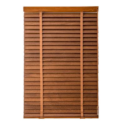 China Art Decor Wholesale Price 2 Inch Venetian Wood Slat Shades For Window Horizontal Shades for sale