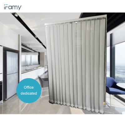 China Minimalist New Arrival Remote Control Vertical Blinds Office Room Decoration for sale