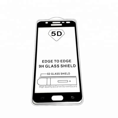 China Mobile Phone Full Glue 5D Tempered Glass Screen Protector For Samsung J7 Prime for sale