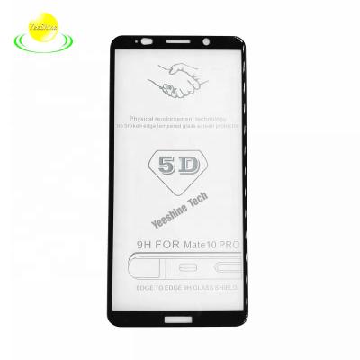 China Cell Phone Sale 5D Full Coverage Tempered Glass Screen Hot Cold Cutout Protector For Huawei Mate 10 pro for sale