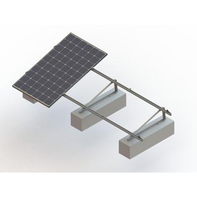 China Quick installation pv q235b sistema an energia solare ground mount triangle solar panel rack racking system for sale