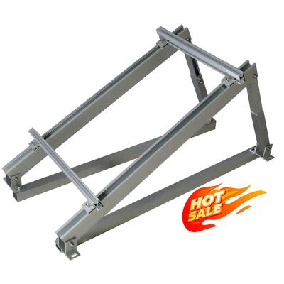 China Quick Installation Galvanized Aluminum Solar PV Profile Frame Mount Ground System Support For Solar Panel for sale