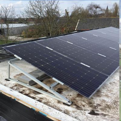 China Quick Installation Customize Flat Roof 5kw 10kw 20kw Solar Panels Halter Structure Solar Mounting System for sale