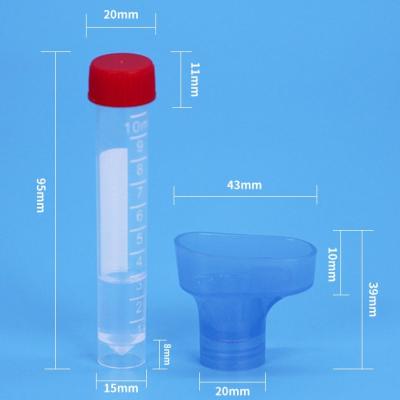 China 10mL pijnloze van de Inzamelingsuitrustingen van het Huisspeeksel het Speekselcollector van DNA Te koop