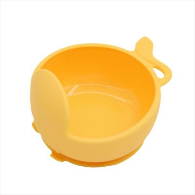 China BPA Free Baby Suction Feeding Dish BPA Free Silicone Toddler Bowl Baby Food Grade Non Slip Place Mat Low MOQ for sale