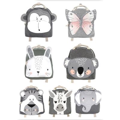 China Other Hot Selling Animal Backpack Soft Kindergarten Children School Bag Baby Animal Bags for sale