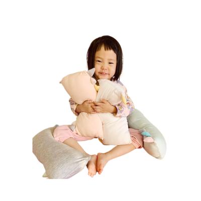 China European and American style wholesale or custom made baby pillow 95%bamboo+5%spandex comfortable sleep safety baby pillow with pillow case set for sale