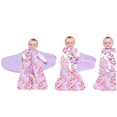 China Wholesale Breathable Organic Factory Baby Sleeping Bag Wings Newborn Sleeping Bags for sale