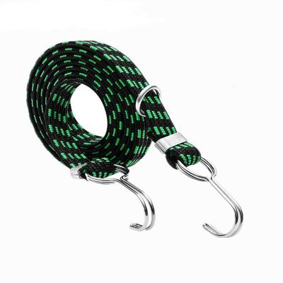 China High Elastic Latex Thread + Steel Motorcycle Dirt Bike Motocross Accessories Flat Shape Motorcycle Luggage Strap Rope for sale