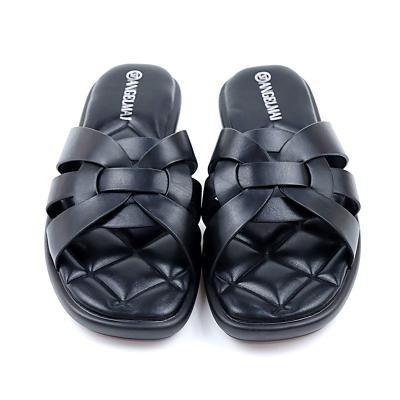 China CUSHIONING Brand Fashion Designer Women Flat Sandals Slippers Shoes Luxury Comfortable Quality Size For Women And Ladies for sale