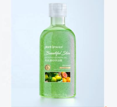 China Wholesale Bath Private Label Scented Body Wash Lime Scent Shower Cleansing Gel Natural Organic Shower Gel Body Scrub Organic Body Wash for sale