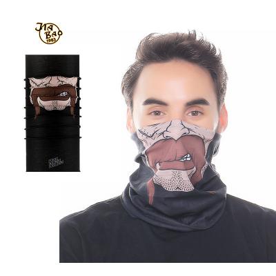 China Eco-Friendly Recyclable Outdoor Sports Fabric Skull Bandana Face Mask Designs Balaclava Neck Cuff Hijab Cotton Head Wrap Scarf for sale