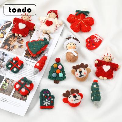 China Tondo New DIY Wool Felt Home Festival Decoration Christmas Tree Woolen Ornaments Various Styles for sale