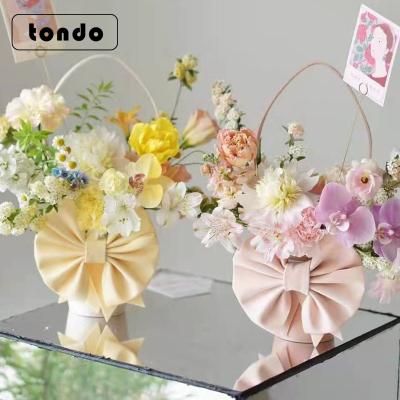 China Tondo 2021 New Design Wholesale Decorate Flower Basket Flower Box Korean Arch for sale