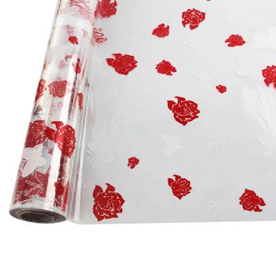 China Hot Sale Moisture Proof Custom Design Plastic Cup Sealing Roll Film For Flower Cellophane for sale