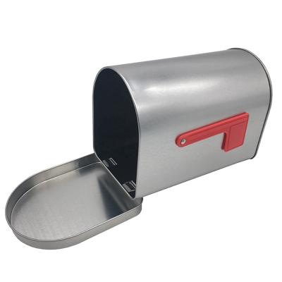 China Wholesale Mini Metal Mailbox Wall Outdoor Newspaper Magazine Letter Box Parcel Box Gift Wall Mounted Residential Mailbox for sale