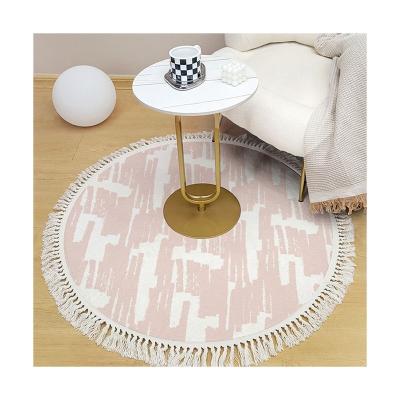 China Stain Resistant Home Decoration Upholster Super Soft Faux Cashmere Fringed Non-Slip Rug Shaggy Area Rug Area Rug Tassel Blanket Rug for sale