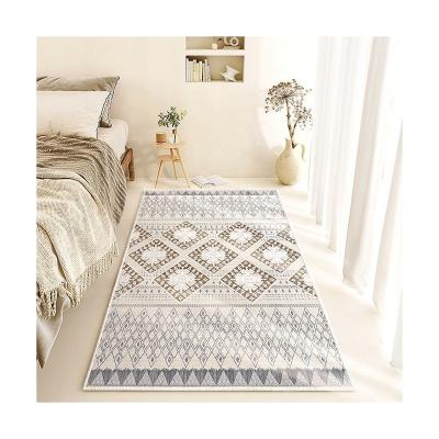 China Best Quality Washable High End Carpets Besides Nordic Bedroom Bedside Customized Carpet Cashmere Blanket And Blanket for sale